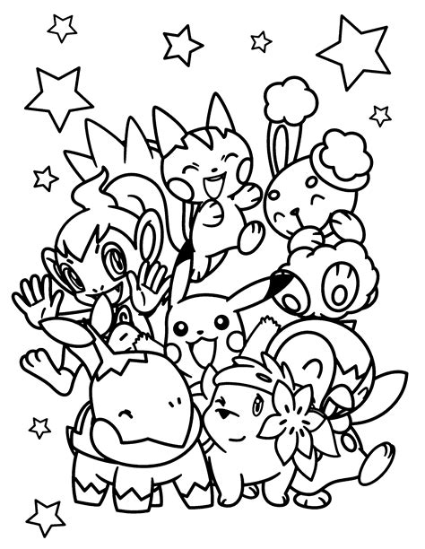 pokemon coloring pages  adults coloring home