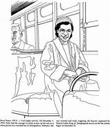 Rosa Parks Coloring Pages Women History Harriet Tubman Famous Month Color Kids Printable Print Book Seuss Dr Colouring Fabulous Luther sketch template