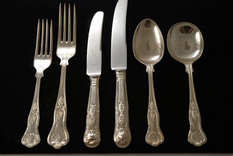 silver plated silverware wallace  lorelai  piece silver plated flatware set service
