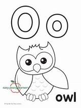 Easypeasylearners Peasy Learners Owl sketch template