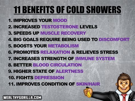 11 benefits of cold showers you can t miss wealthy gorilla