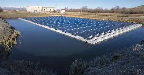 floating solar farms  floatovoltaics  provide power