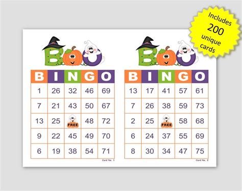 pin  printable bingo cards