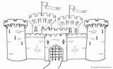 Castle Medieval Coloring Easy Colouring Print Pdf Pages Click Castles Version Which Draw Prefer Larger If sketch template