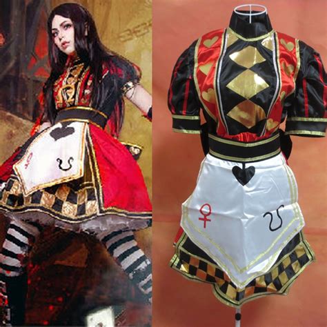 alicemadness returns alice royal playing card dress cosplay costume