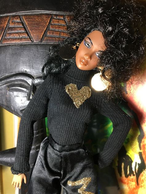 pin  mickj  black barbie   african dolls black barbie beautiful black babies