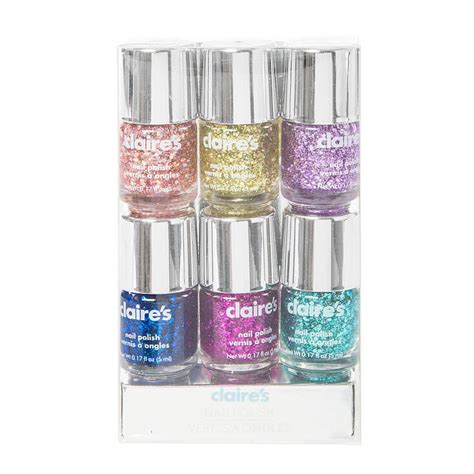glitter nail polish set  pack claires