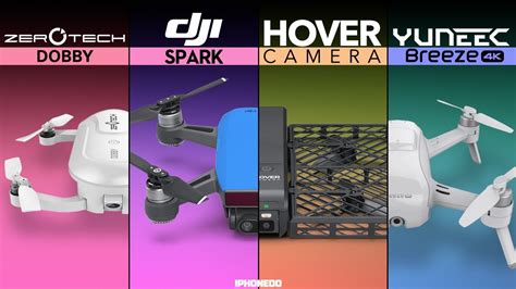 dji spark  hover camera  yuneec breeze  zerotech dobby  palm size drone comparison