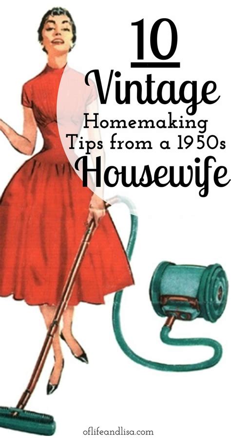 10 Vintage Homemaking Tips From The 1950s Of Life And Lisa Kitchen
