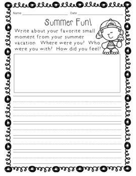grade writing paper   kindergarten lined paper printable