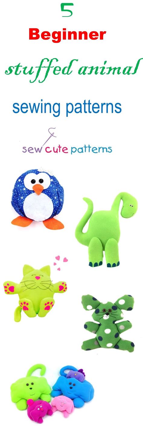 beginner stuffed animal sewing patterns sewing patterns include