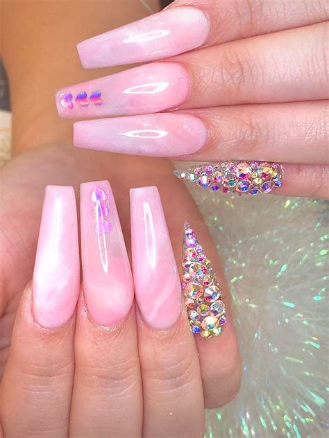 cloudy pink nail design pink nail designs nail spa pink nails