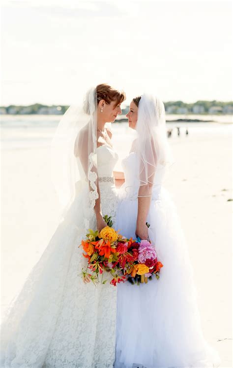 Beach Wedding In Kennebunkport Maine