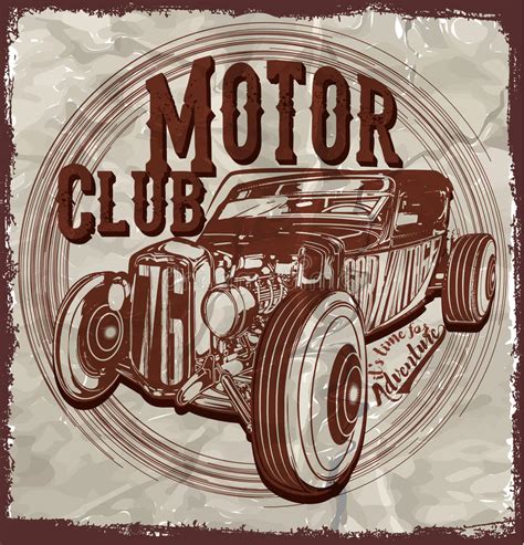 old american car vintage classic retro man t shirt graphic desig stock vector illustration of
