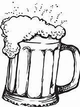 Beer Drawing Mug Bottle Glass Sketch Line Tap Clip Gig Clipart Drawings Aggie Em Pages Getdrawings Trippin Ranch Road Colouring sketch template