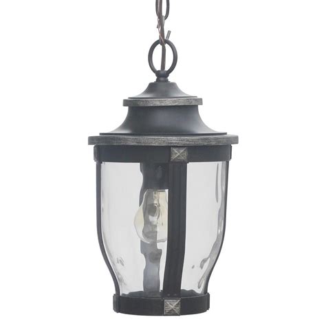 home decorators collection mccarthy  light bronze outdoor chain hung lantern   home depot