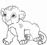 Lion Coloring Pages Baby Cartoon Colouring Printable Getcolorings Getdrawings Color Colorings Print sketch template