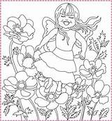 Nicole Coloring Spring Florian Fairy 2009 Pages Created sketch template