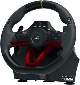 ps wireless steering wheel  pedal set racing gaming simulator driving pc uk ebay
