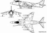 Harrier Sea Aerospace British Plan Plans Model Aerofred sketch template