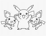Pichu Pikachu sketch template