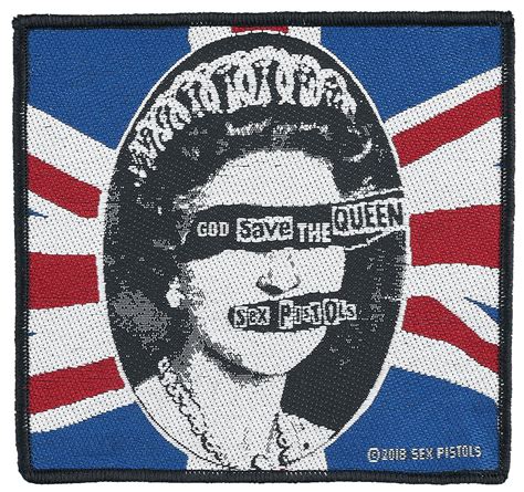 Sex Pistols God Save The Queen Unisex Toppa Multicolore 100