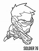 Overwatch Coloring Pages Chibi Soldier Reaper Hanzo Genji Printable Cute Spray Tracer Va Print Kids Bestcoloringpagesforkids Color Other Bastion Colouring sketch template