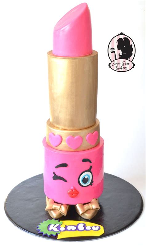 lippy lips birthday cake shopkins shopkins cake cake bakery