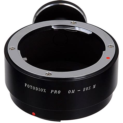 fotodiox pro lens mount adapter  olympus om eosm pro bh