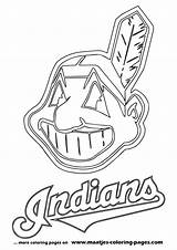 Indians Browns Looking sketch template