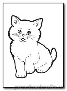 kitten coloring pages  coloring pages  kids kitten coloring