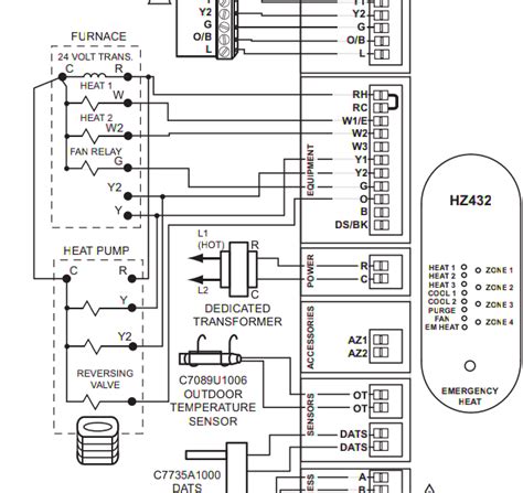honeywell hz wiring diagram