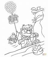Coloring Pages Disney Balloons Pixar Russell Supercoloring Cartoon sketch template