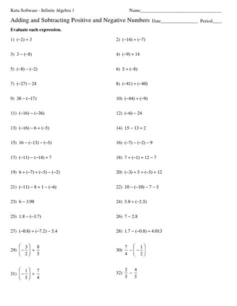 addition  subtraction worksheets kitty baby love