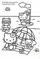 Hello Kitty Coloring Pages Sanrio Painting sketch template