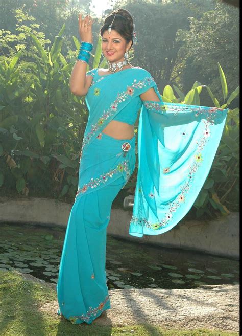 hot saree blouse navel show photos side view back pics below navel rambha hot in saree blouse