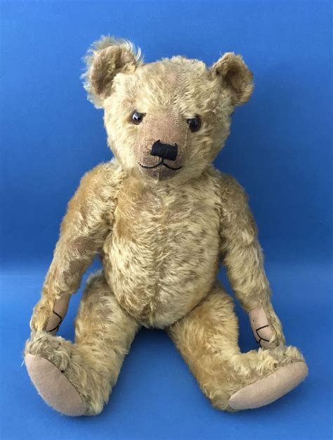 wonderful farnell teddy bear  sympathetic restoration mohair
