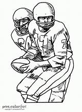 Football Players Coloring Pages Print Printable Player Color Team Tomlinson Background Might Printcolorfun sketch template