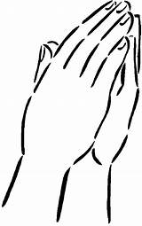 Hands Coloring Praying Pages God Color Pair Printables Template Sheets sketch template