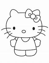 Kitty Print Coloringhome Colouring sketch template
