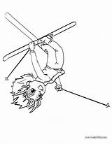 Coloring Pages Ski Sports Acrobat Hellokids Choose Board sketch template