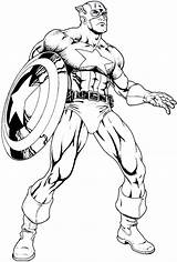 Captain America Avengers Clipart Pages Coloring Drawing Avenger Kids Library Marvel Confusion Once Cliparts Choose Board sketch template