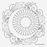 Coloring Phases Sun Kindpng sketch template
