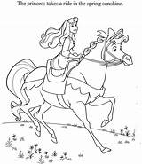 Aurora Princess Coloring Pages Disney Horse Sleeping Beauty Princesses Colouring Her Hq Kids Color Choose Board Ii Part sketch template