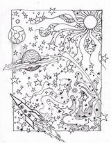 Planetarium sketch template