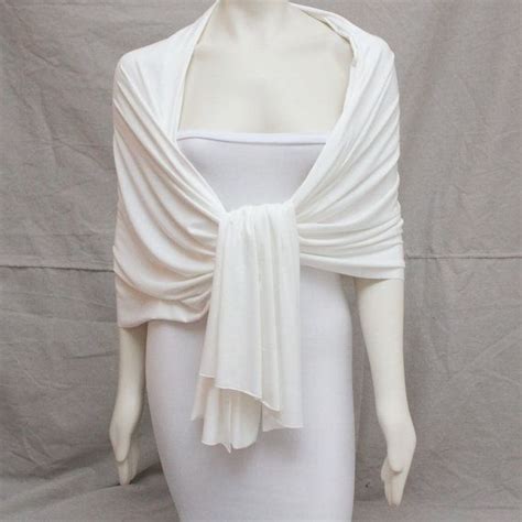 ivory blanket scarf nomad jersey pashmina shawl bridal wrap scarf