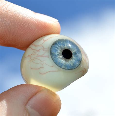 Antique Hand Blown Glass Prosthetic Eye Circa 1920 S German Origin