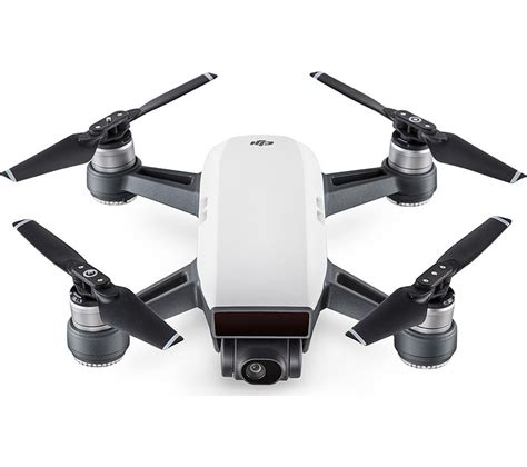 buy dji spark drone fly  combo alpine white  delivery currys