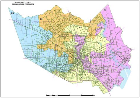 harris county estimated voter registration population  commissioner precincts  major