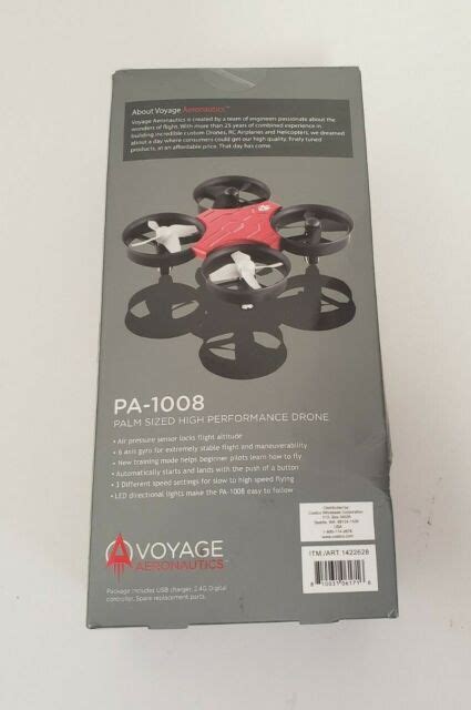 voyage aeronautics micro drone  remote silver  axis gyro altitude holder  sale